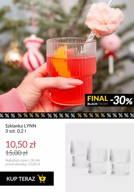 Homla - gazetka promocyjna FINAL BLACK FRIDAY! -30% na WSZYSTKO! od wtorku 19.11  - strona 6