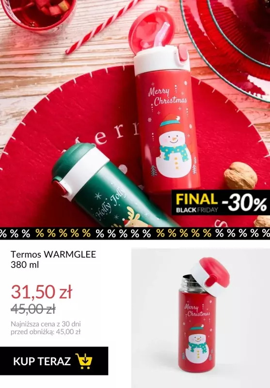 Homla - gazetka promocyjna FINAL BLACK FRIDAY! -30% na WSZYSTKO! od wtorku 19.11  - strona 4