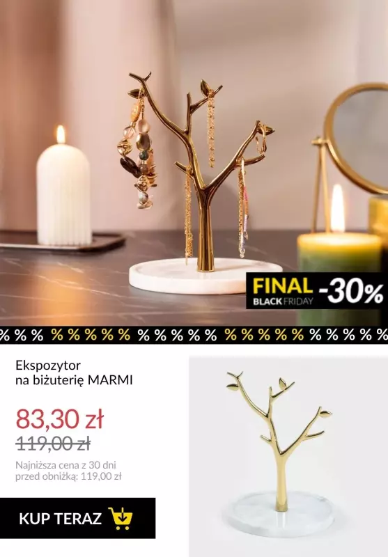 Homla - gazetka promocyjna FINAL BLACK FRIDAY! -30% na WSZYSTKO! od wtorku 19.11  - strona 8