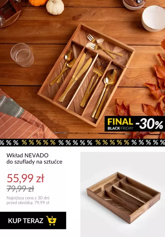 Homla - gazetka promocyjna FINAL BLACK FRIDAY! -30% na WSZYSTKO! od wtorku 19.11  - strona 2