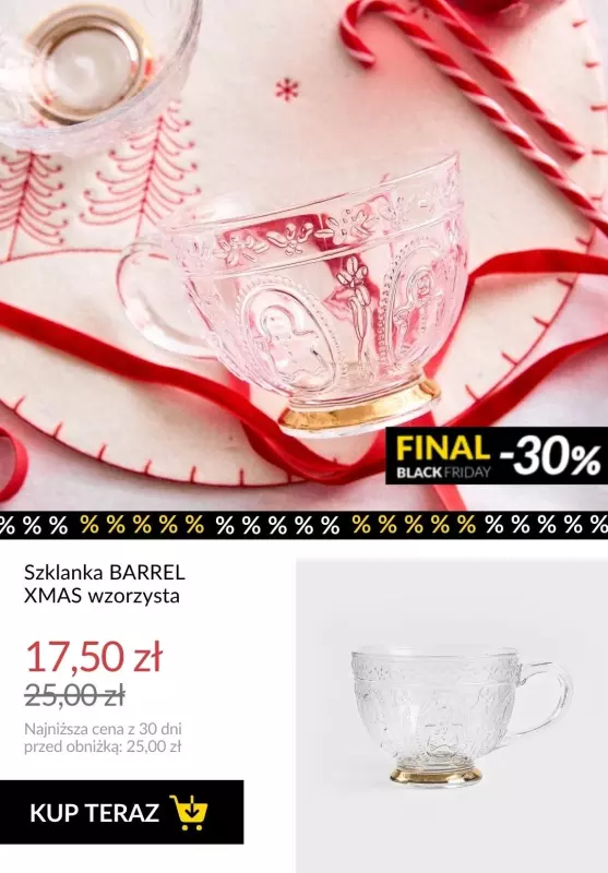 Homla - gazetka promocyjna FINAL BLACK FRIDAY! -30% na WSZYSTKO! od wtorku 19.11  - strona 13