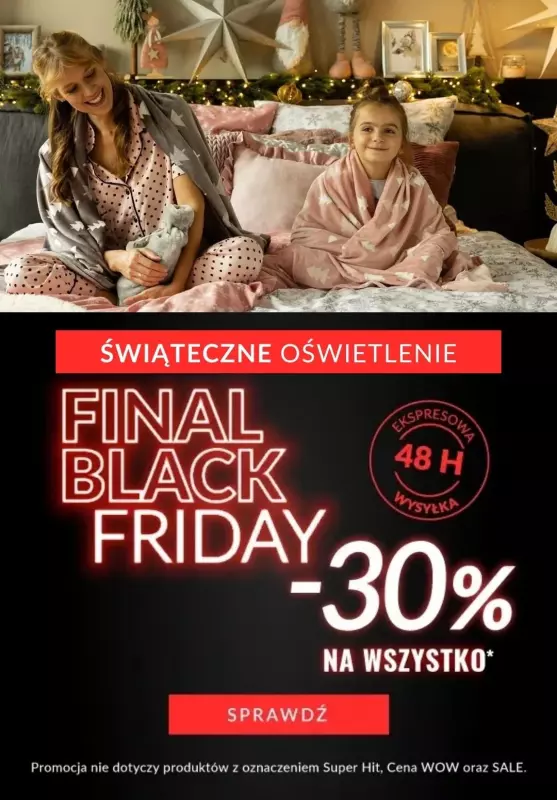 Homla - gazetka promocyjna Świąteczne oświetlenie -30% od czwartku 28.11 do poniedziałku 02.12