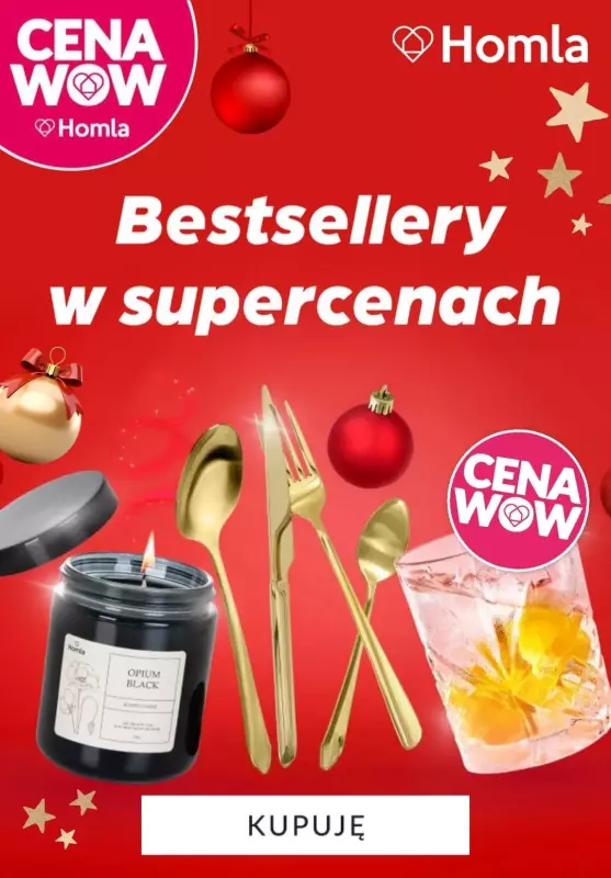 Homla - gazetka promocyjna Cena WOW - bestsellery W SUPERCENACH! od czwartku 05.12 