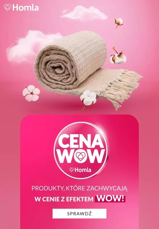 Homla - gazetka promocyjna Cena WOW - odkryj wyjątkowe produkty! od wtorku 28.01 