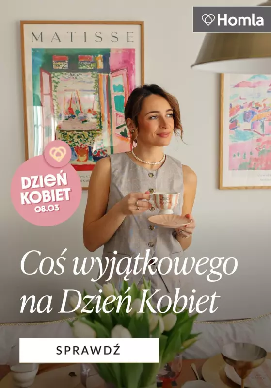 Homla - gazetka promocyjna Coś wyjątkowego na Dzień Kobiet od środy 26.02 