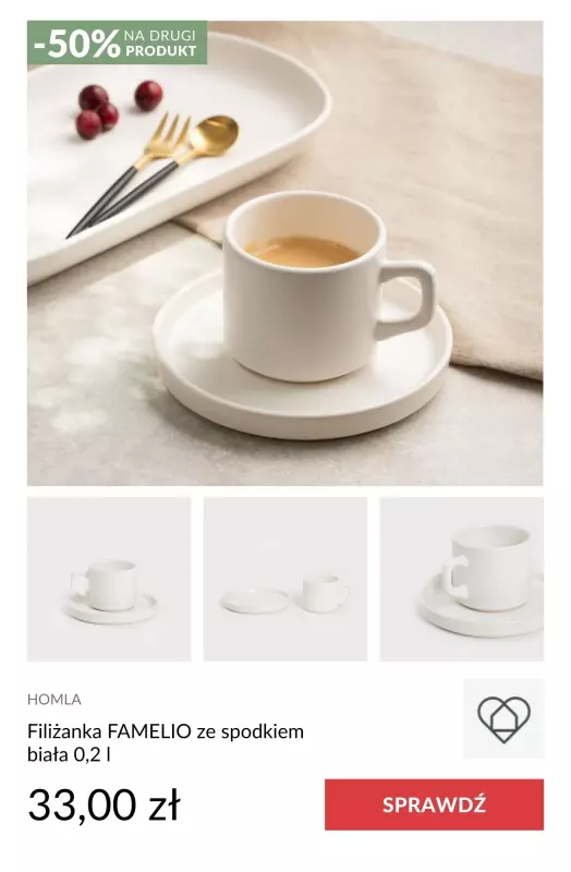 Homla - gazetka promocyjna -50% na DRUGI PRODUKT do kuchni i jadalni   - strona 2