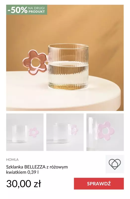 Homla - gazetka promocyjna -50% na DRUGI PRODUKT do kuchni i jadalni od wtorku 29.04 do niedzieli 04.05 - strona 4