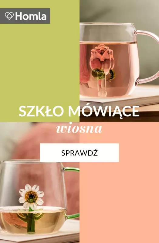 Homla - gazetka promocyjna Szkło z charakterem! od czwartku 01.05 do środy 07.05