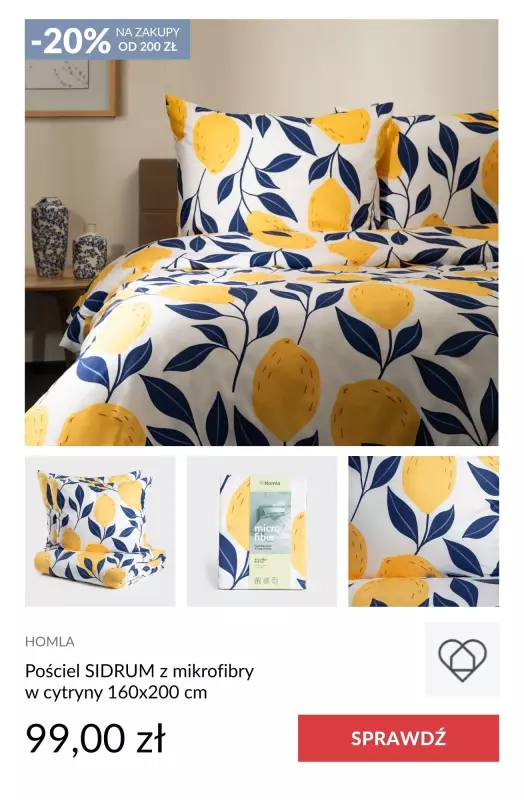 Homla - gazetka promocyjna -20% na zakupy od 200 PLN   - strona 3