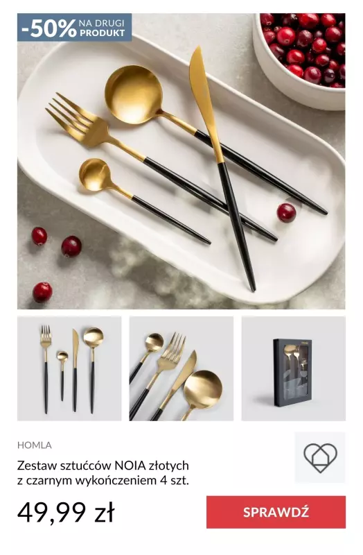 Homla - gazetka promocyjna -50% na DRUGI PRODUKT do kuchni, jadalni i ogrodu! od wtorku 27.05 do niedzieli 15.06 - strona 13
