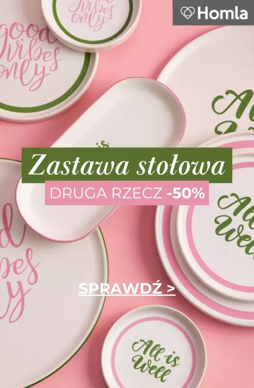 Homla - gazetka promocyjna Zastawa stołowa - przegląd kolekcji! od czwartku 29.05 do poniedziałku 02.06