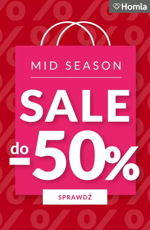 Homla - gazetka promocyjna SALE do -50% od środy 11.06 do wtorku 17.06