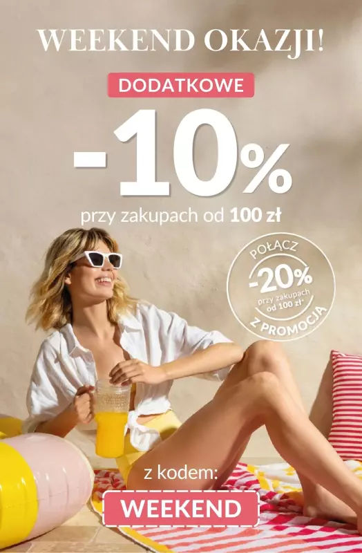 Homla - gazetka promocyjna Weekend okazji! Extra -10% — połącz z promocją -20%! od piątku 13.06 do niedzieli 15.06