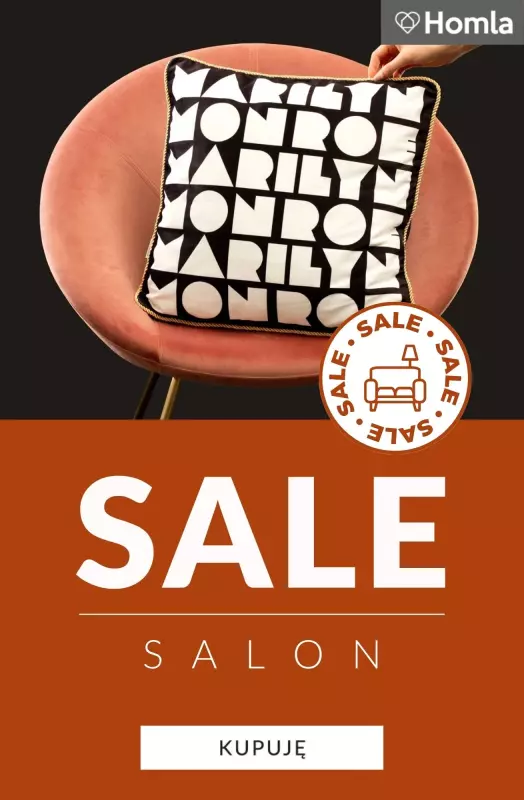 Homla - gazetka promocyjna SALE - Salon od niedzieli 22.06 do soboty 28.06