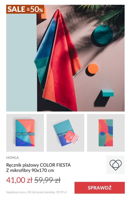Homla - gazetka promocyjna SALE - Kolekcja letnia od środy 25.06  - strona 23