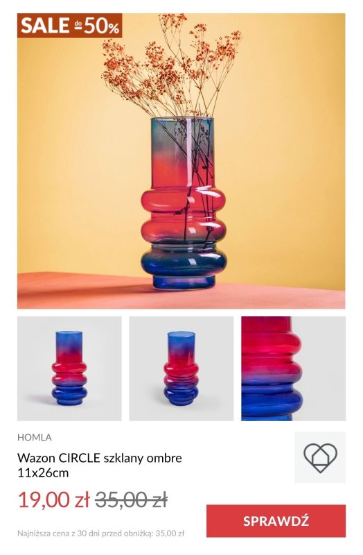 Homla - gazetka promocyjna SALE - Produkty do 20 PLN od piątku 27.06 do czwartku 03.07 - strona 21