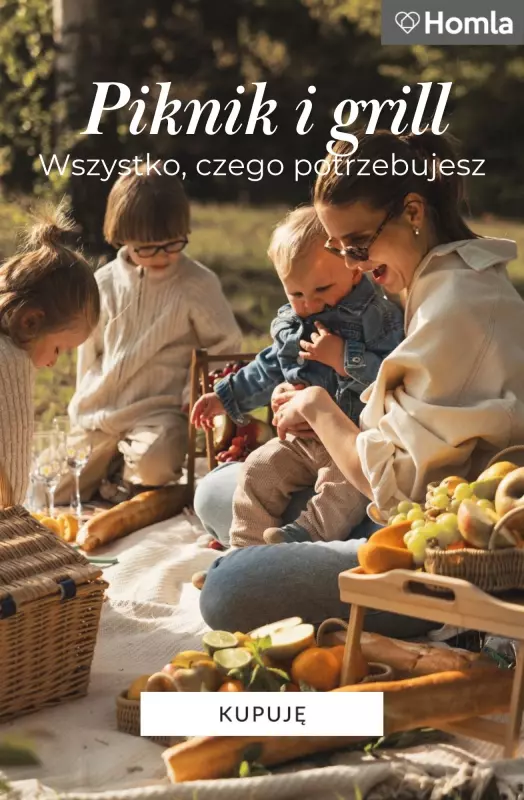Homla - gazetka promocyjna Piknik & grill - wszystko, czego potrzebujesz! od wtorku 01.07 