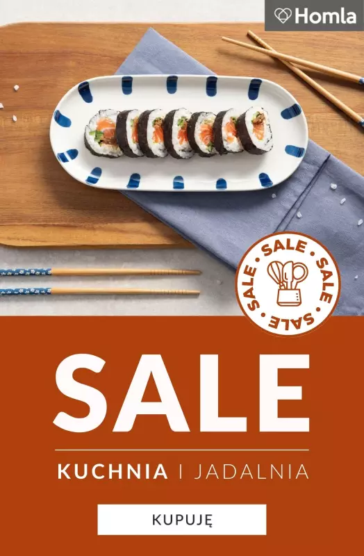 Homla - gazetka promocyjna SALE - Kuchnia & jadalnia  