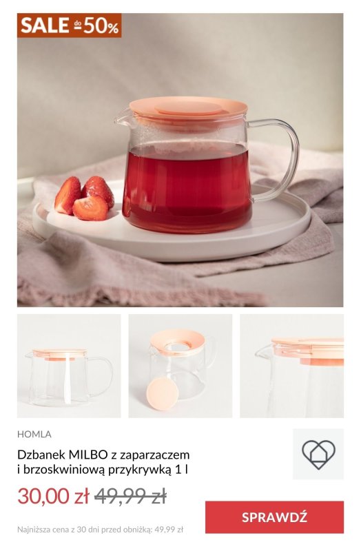 Homla - gazetka promocyjna SALE - Kuchnia & jadalnia od piątku 11.07 do czwartku 17.07 - strona 16