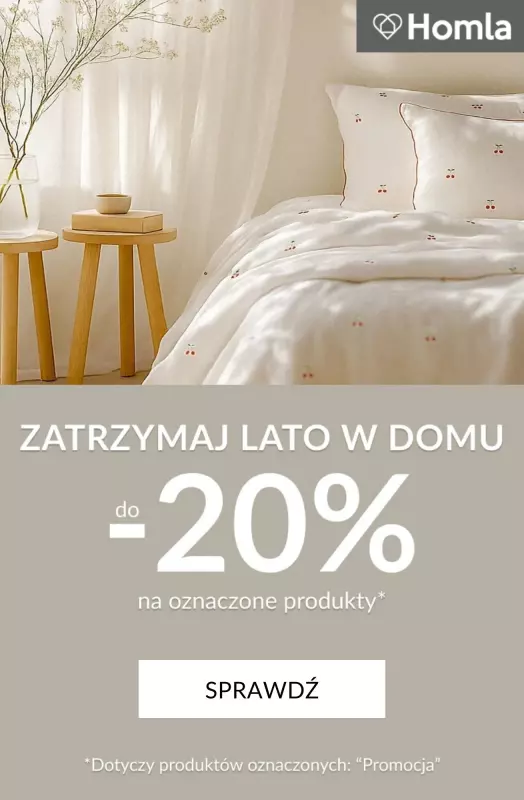 Homla - gazetka promocyjna Do -20% na oznaczone produkty  