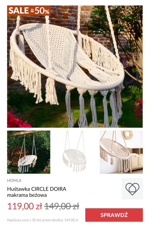 Homla - gazetka promocyjna SALE - Ogród & balkon od środy 16.07  - strona 6