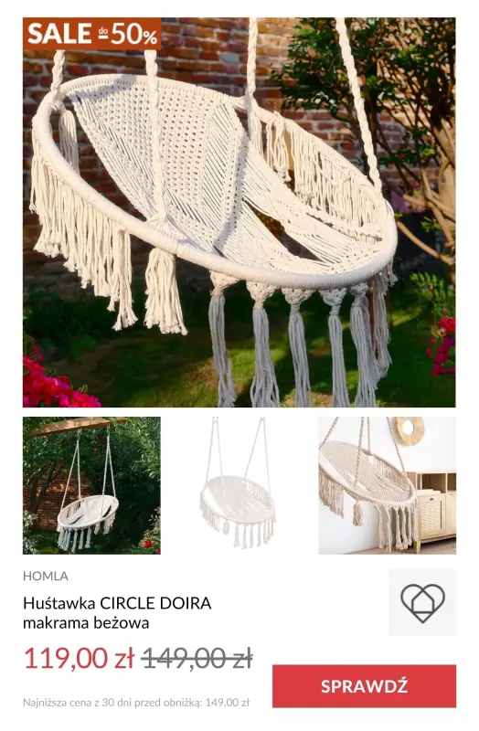 Homla - gazetka promocyjna SALE - Ogród & balkon od środy 16.07  - strona 6