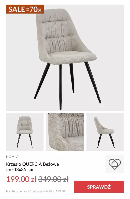 Homla - gazetka promocyjna Do -70% na meble   - strona 3