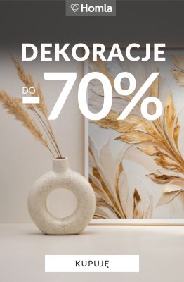 Homla - gazetka promocyjna Dekoracje do salonu 70% taniej od soboty 02.08 
