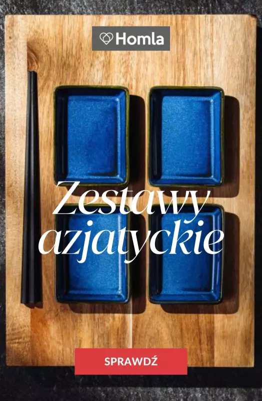 Homla - gazetka promocyjna Zestawy azjatyckie od piątku 29.08 
