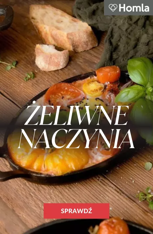Homla - gazetka promocyjna Żeliwne naczynia w supercenach od czwartku 04.09 