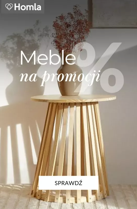 Homla - gazetka promocyjna Meble na promocji od piątku 05.09 