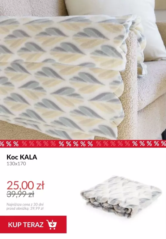Homla - gazetka promocyjna Do -50% na koce   - strona 3