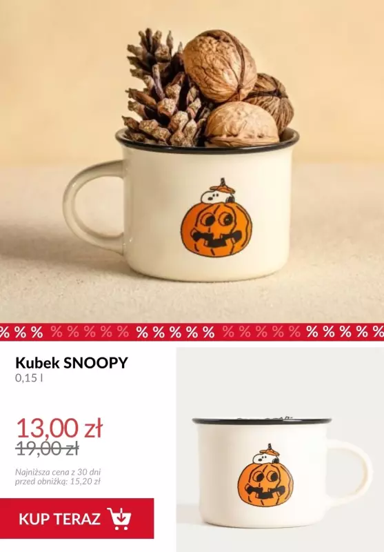 Homla - gazetka promocyjna Kolekcja Peanuts na halloween   - strona 2