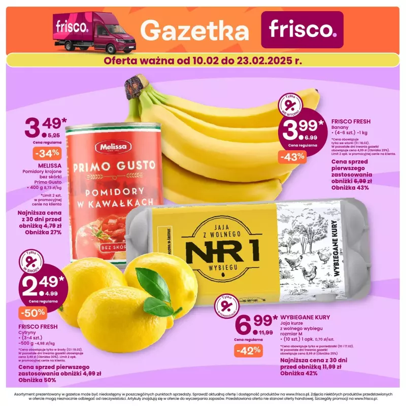 Frisco - gazetka promocyjna Gazetka  do niedzieli 23.02