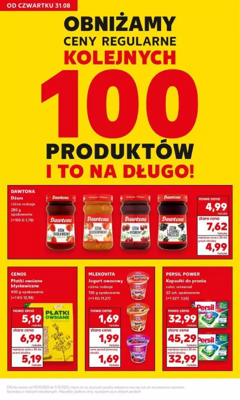 Kaufland - gazetka promocyjna Obniżamy ceny regularne od piątku 01.09 do środy 11.10 - strona 14