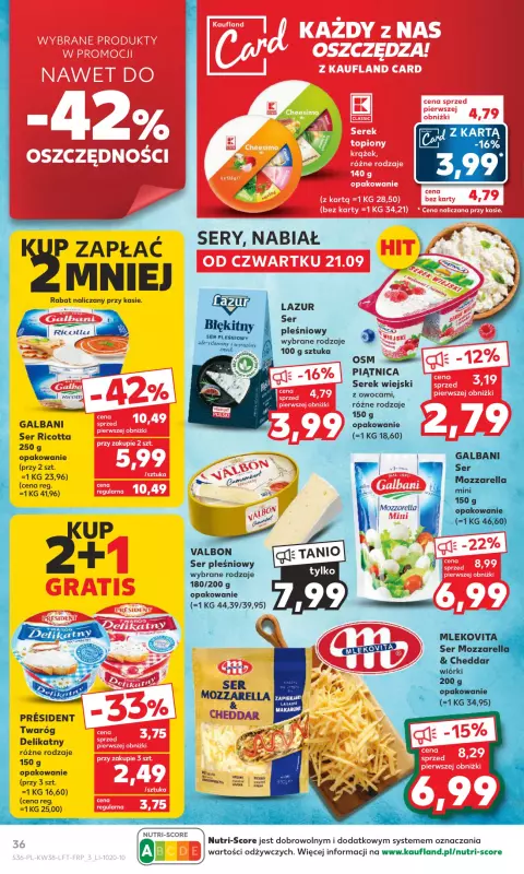 Kaufland - gazetka promocyjna Oferta Kaufland od czwartku 21.09 do środy 27.09 - strona 36