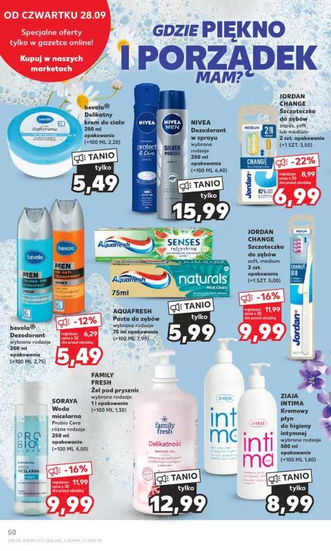 Kaufland - gazetka promocyjna Oferta Kaufland od czwartku 28.09 do środy 04.10 - strona 50
