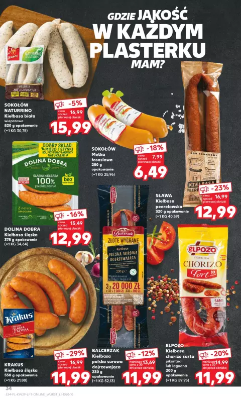 Kaufland - gazetka promocyjna Oferta Kaufland od czwartku 28.09 do środy 04.10 - strona 34