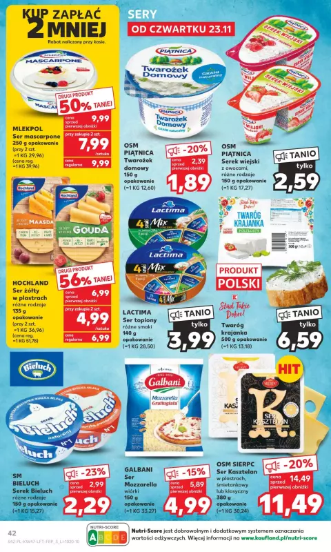 Kaufland - gazetka promocyjna Oferta Kaufland od czwartku 23.11 do środy 29.11 - strona 42