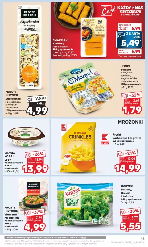 Danie mac and cheese Mcennedy - cena - promocje - opinie - sklep | Blix.pl  - Brak ofert