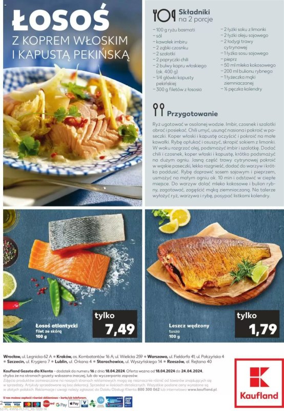Kaufland - gazetka promocyjna Czas na ryby od czwartku 18.04 do środy 24.04 - strona 2