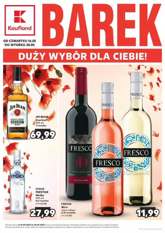 Kaufland - gazetka promocyjna Gazetka alkoholowa  do wtorku 28.05