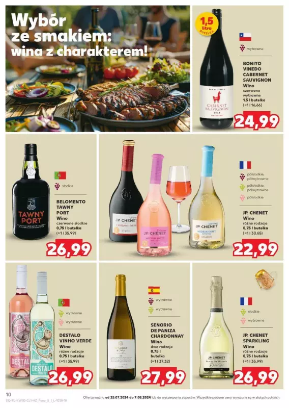 Kaufland - gazetka promocyjna Barek - duży wybór dla ciebie! od czwartku 25.07 do środy 07.08 - strona 10