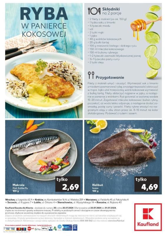 Kaufland - gazetka promocyjna Czas na ryby od czwartku 25.07 do środy 31.07 - strona 2