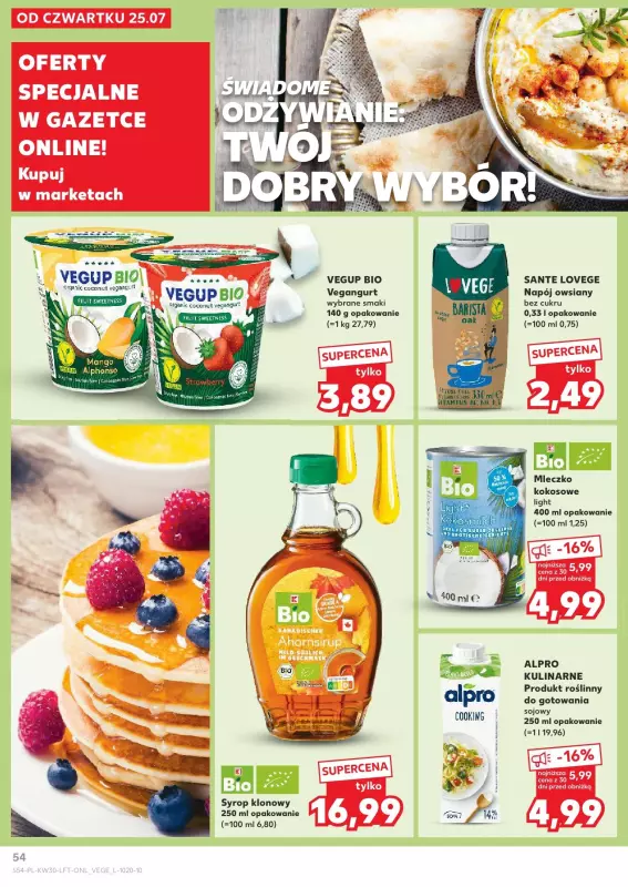 Kaufland - gazetka promocyjna Oferta Kaufland od czwartku 25.07 do środy 31.07 - strona 54