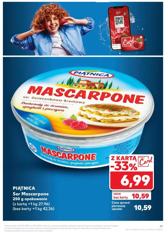 Kaufland - gazetka promocyjna Oferta Kaufland od czwartku 25.07 do środy 31.07 - strona 21