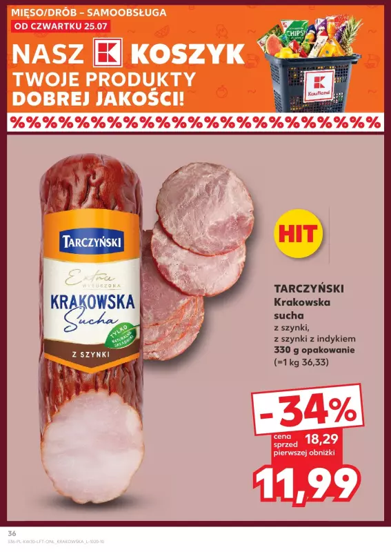 Kaufland - gazetka promocyjna Oferta Kaufland od czwartku 25.07 do środy 31.07 - strona 36