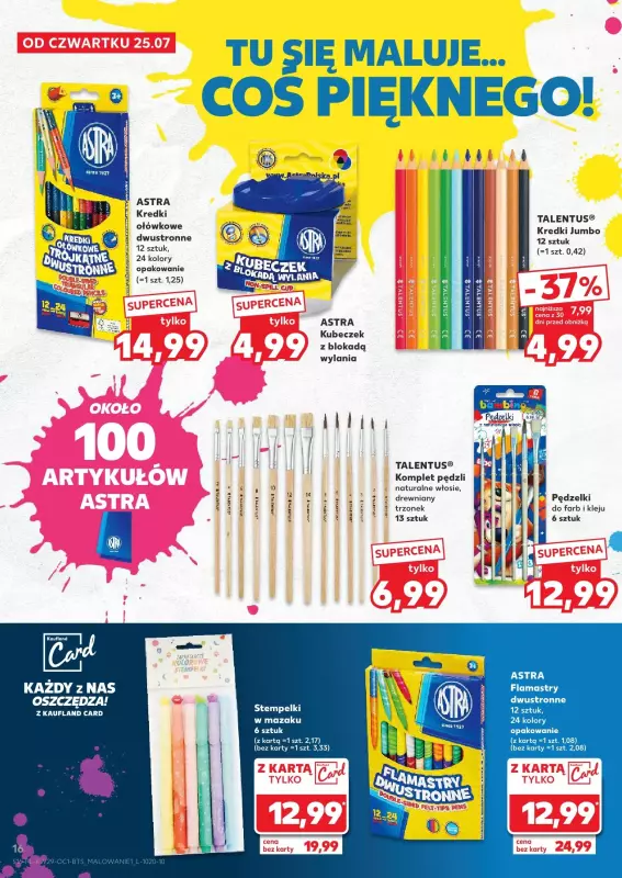 Kaufland - gazetka promocyjna Oferta Kaufland - Do szkoły od czwartku 25.07 do środy 31.07 - strona 16