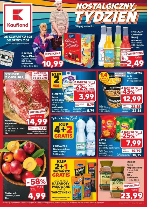 Kaufland - gazetka promocyjna Oferta Kaufland od czwartku 01.08 do środy 07.08