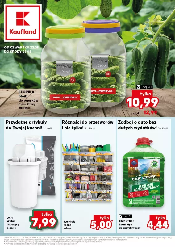 Kaufland - gazetka promocyjna Oferta Kaufland - Non Food od czwartku 22.08 do środy 28.08